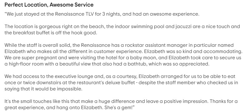 Guest review